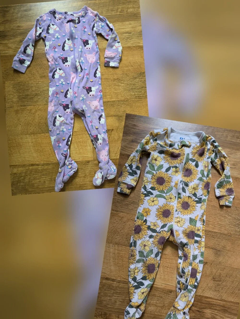 The Children's Place Zipper Footie Pajamas